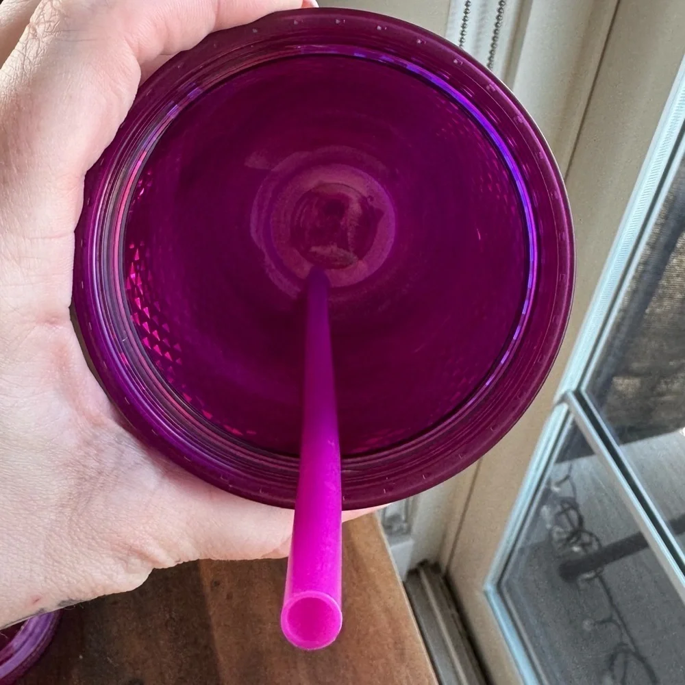 Starbucks Pink jeweled 24oz studded tumbler
